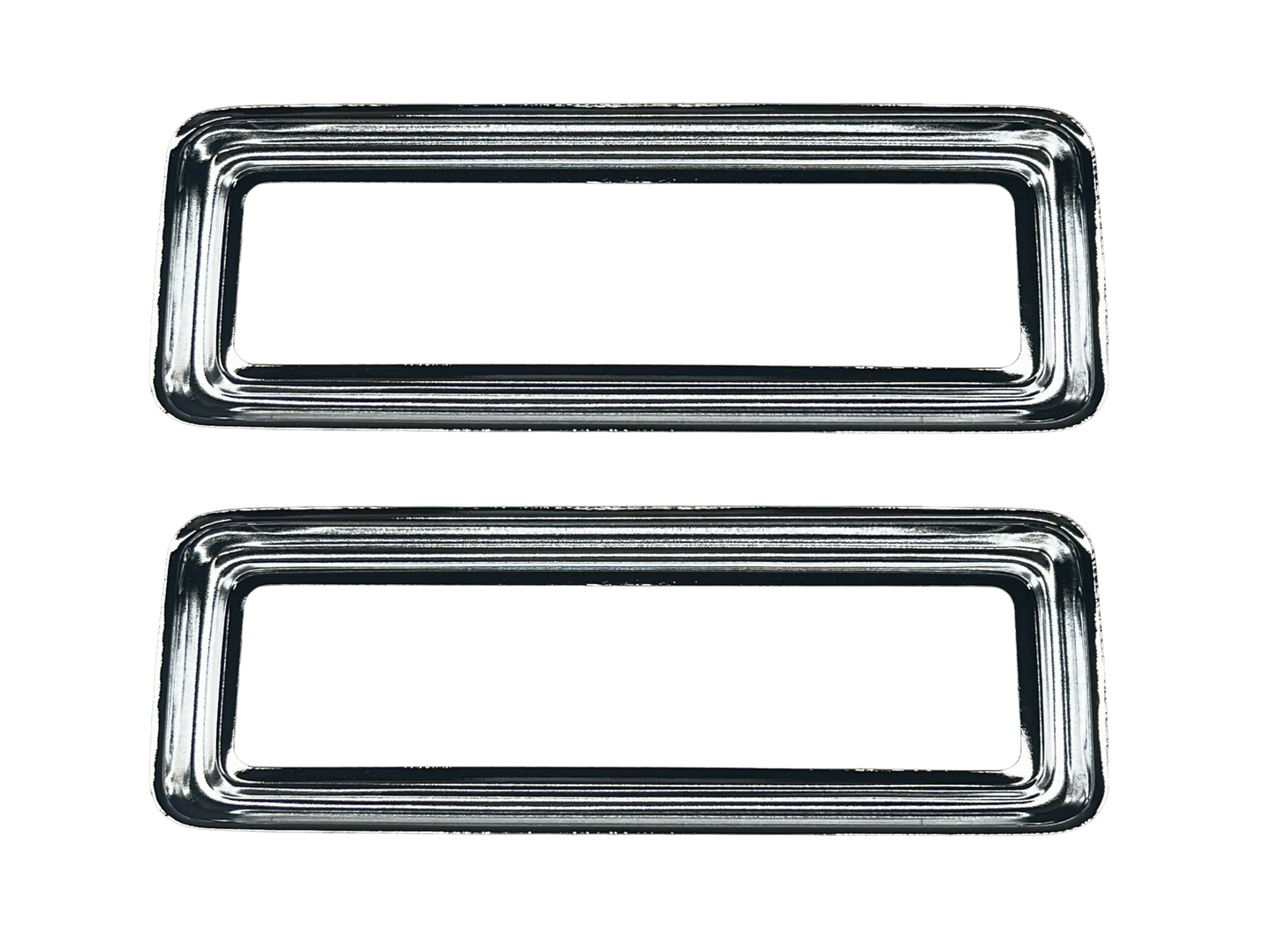 Side Indicator Lenses + Surrounds - Datsun 1200 - Pair