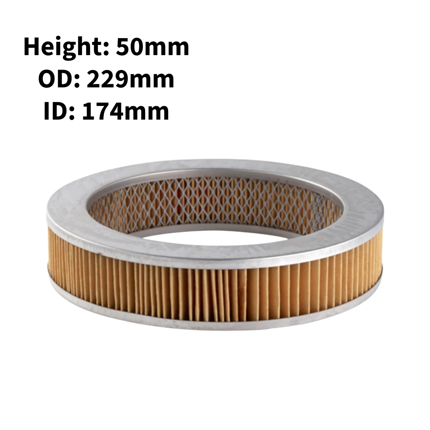 Air Filter - 174mm Inner Diameter - Metal - A105