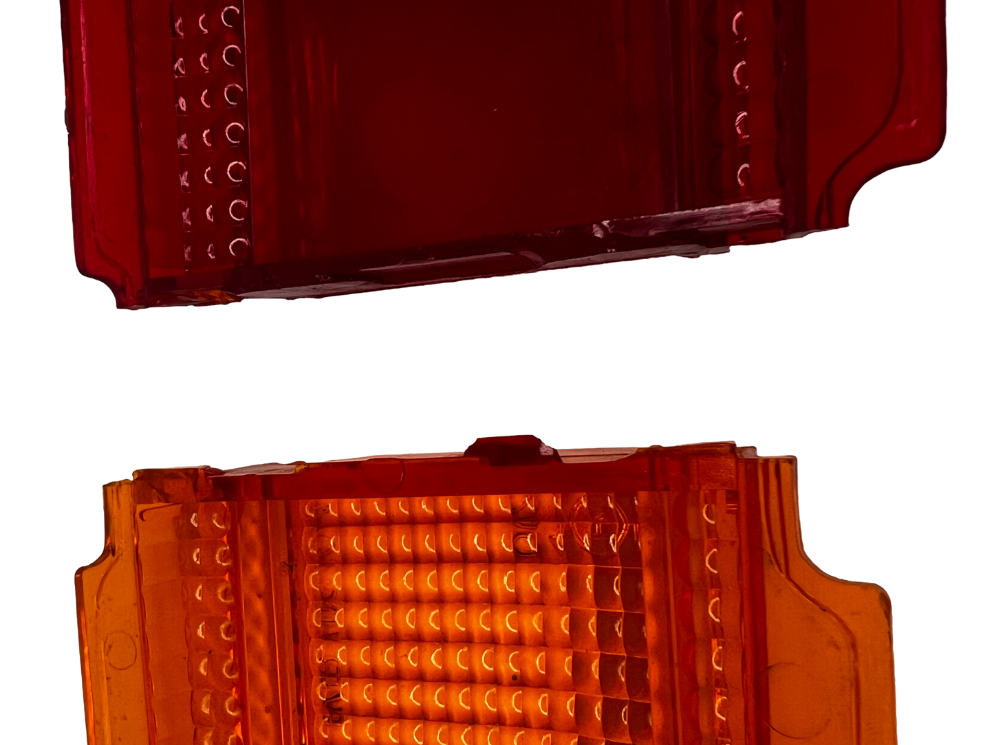 Damaged Genuine Late Datsun 1600 510 Taillight Lens - Passenger