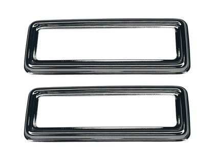 Side Indicator Lenses + Surrounds - Datsun 1200 - Pair