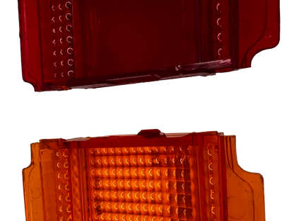 Damaged Genuine Late Datsun 1600 510 Taillight Lens - Passenger
