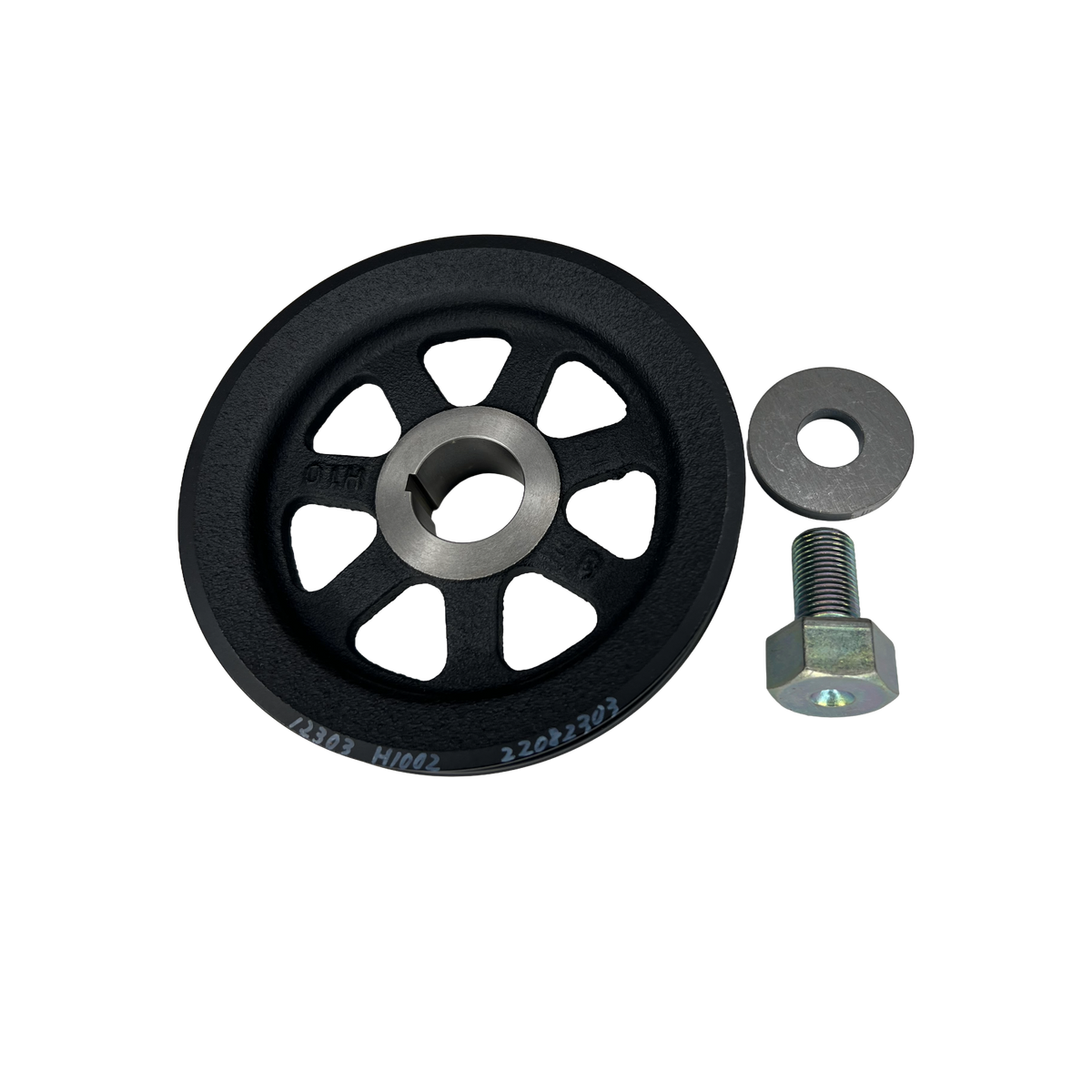 Crank Pulley + Bolt + Washer - A-Series A12 A14 A15