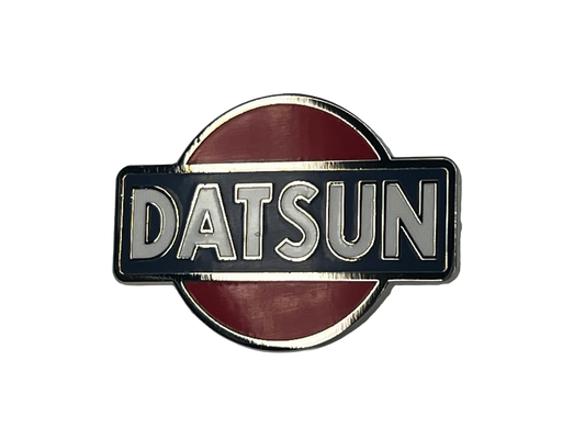 Datsun Badge Enamel Lapel Pin - 28mm Wide