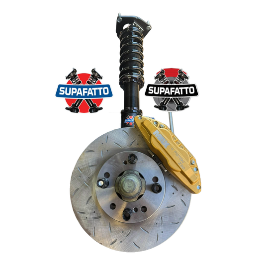 Front Coilovers - PPM 240sx Calipers - 280mm Rotors - 4x114.3mm - 1200 / 120y