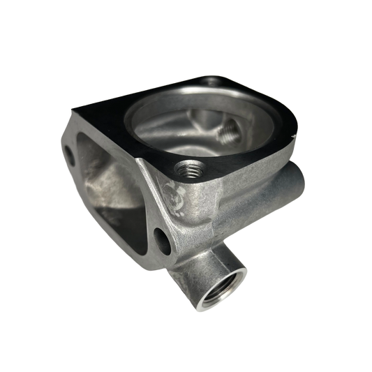 Thermostat Housing Water Outlet Lower - L-Series 2-Bolt with Extra Port