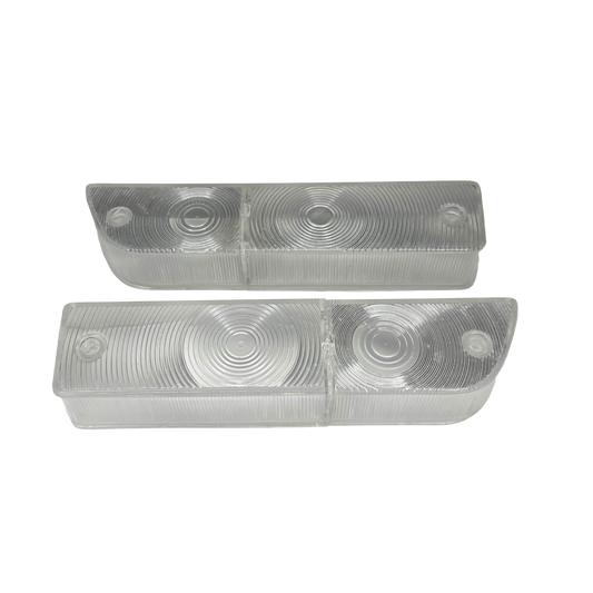 Late Datsun 1600 Clear Front Indicator Lenses - Pair