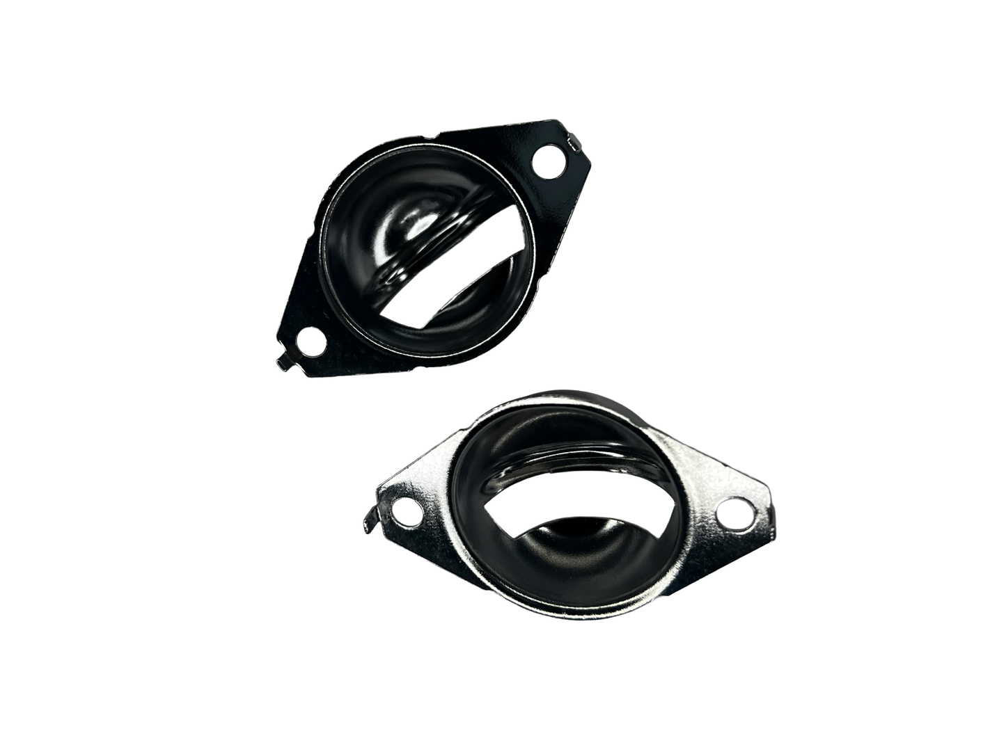 License Plate Lamp Chrome Finishers - Datsun Stanza - Pair