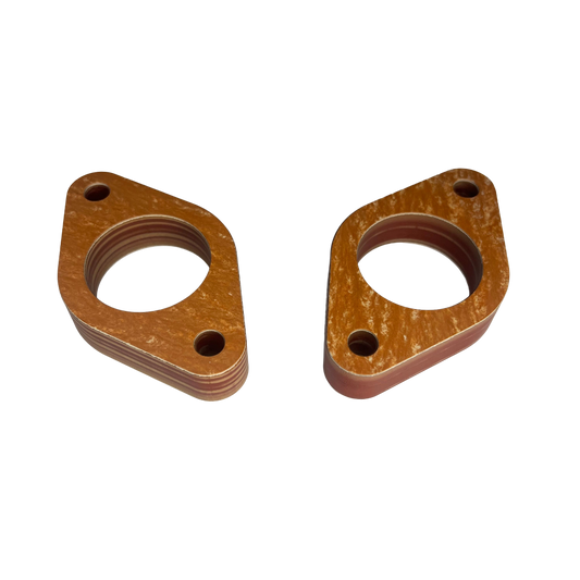 Twin SU / Hitachi Insulators - 15mm - Pair