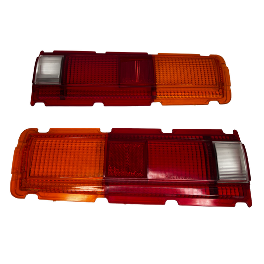 Genuine NOS Late Datsun 1600 510 Taillight Lenses - Pair