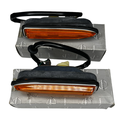 Genuine NOS Late Datsun 1600 Side Indicators - Pair