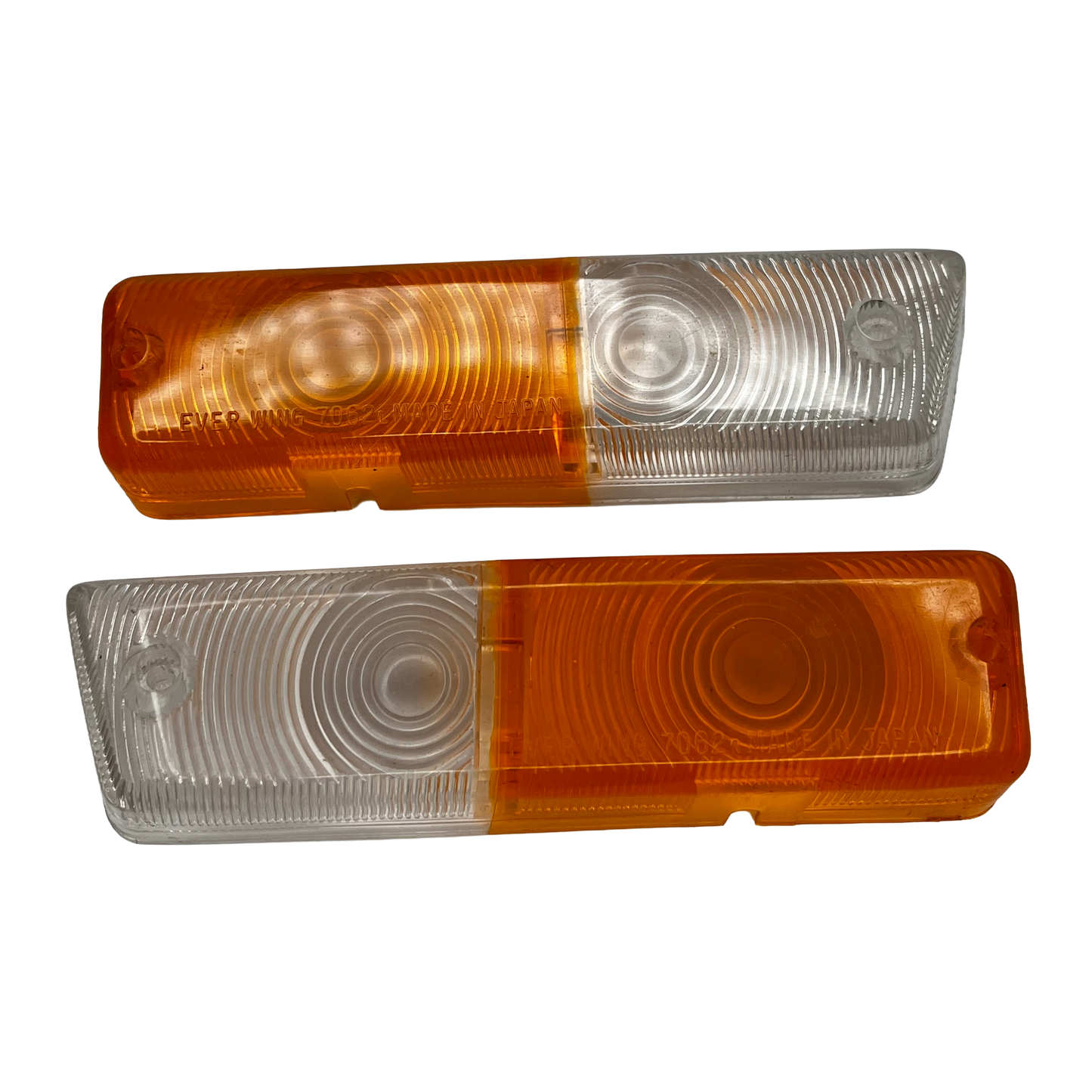 Genuine NOS Early 1968 Datsun 1600 510 Front Indicator Lenses - Pair