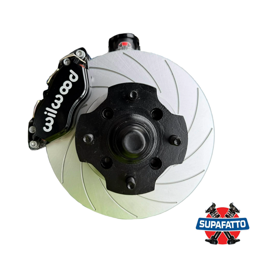 Brake Upgrade - 4-Pot Wilwood Brakes - 280mm R-Spec Slotted Rotors + Adapters - Most Models