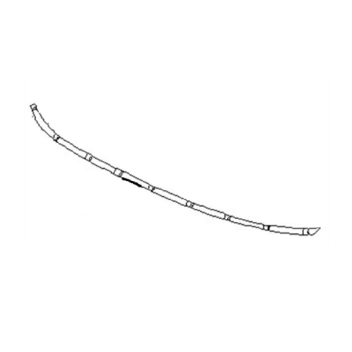 Windscreen Lower Moulding Fastener - Datsun 280zx